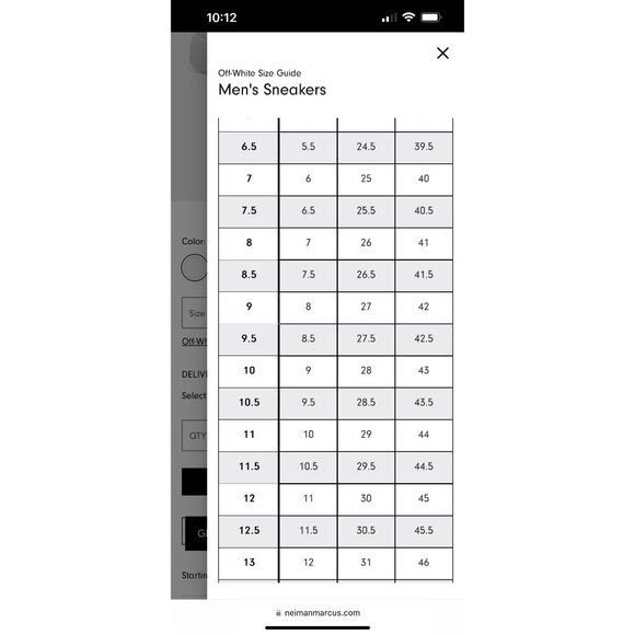 Off-White Cup‎ Sole 3.0 Shoes - Size 40/ M7 W9 - Picture 2 of 8